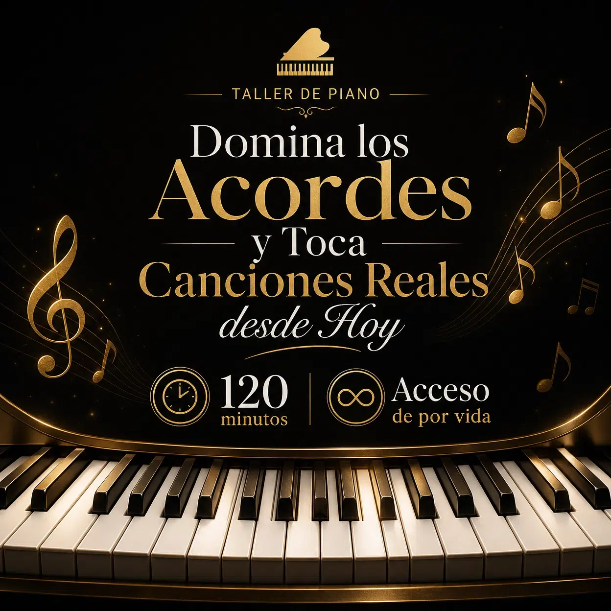 Taller - Domina los acordes y toca canciones reales desde hoy